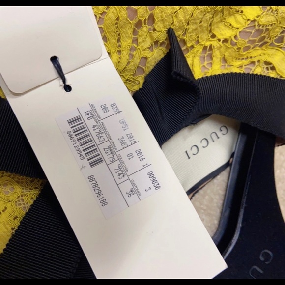 Gucci Yellow Lace Dress - Picture 5 of 6